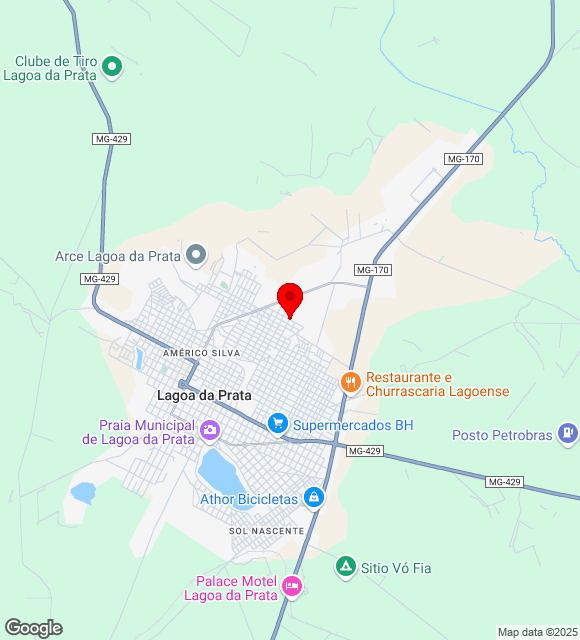 Mapa da localização