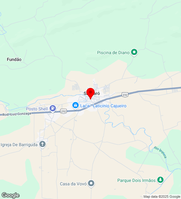 Mapa da localização