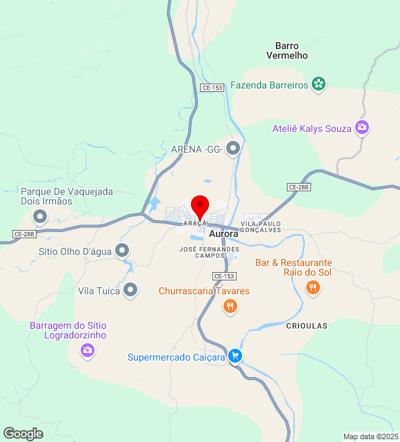 Mapa da localização