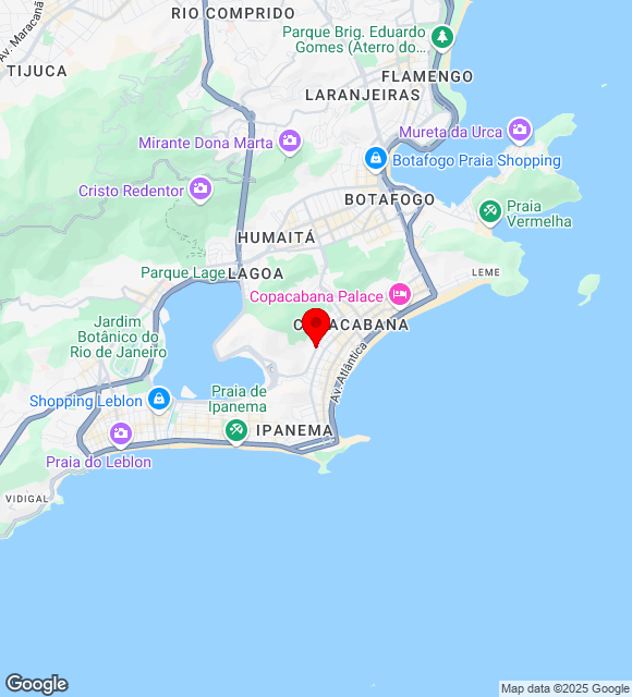 Mapa da localização