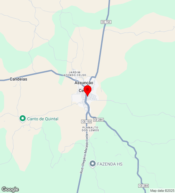 Mapa da localização