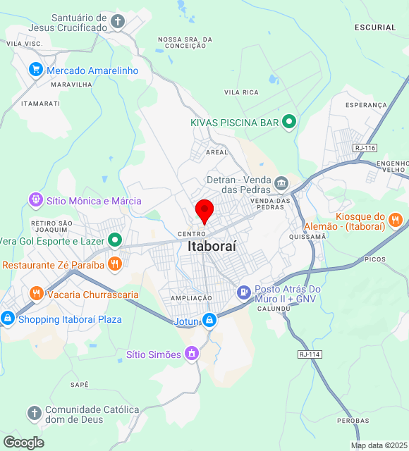 Mapa da localização