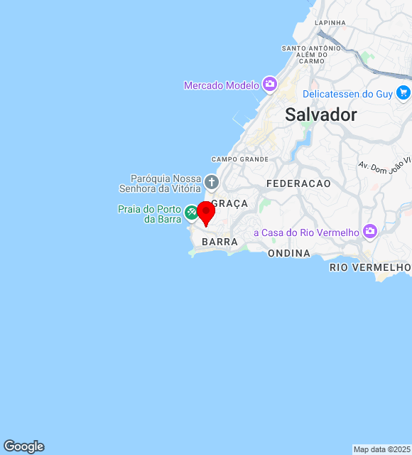 Mapa da localização