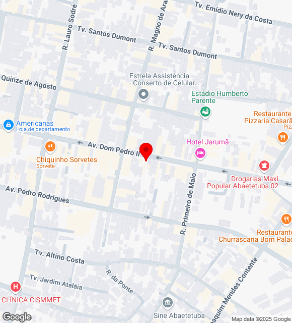 Mapa da localização