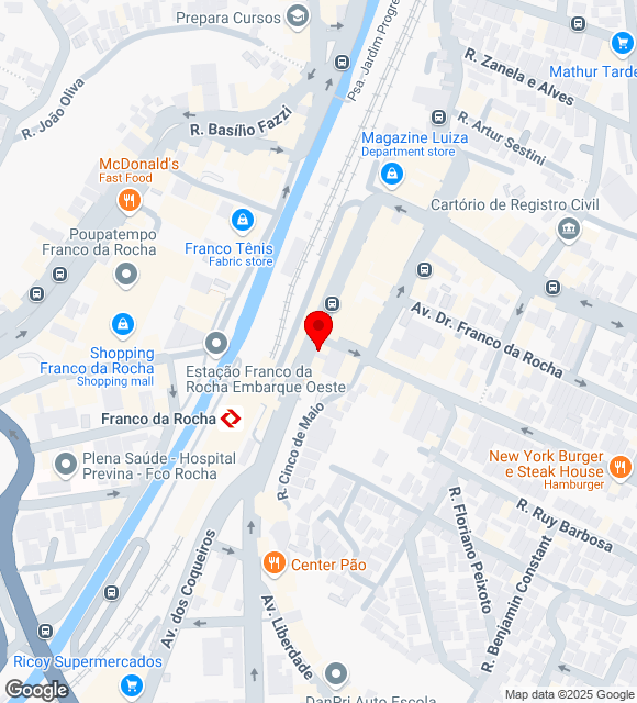 Mapa da localização